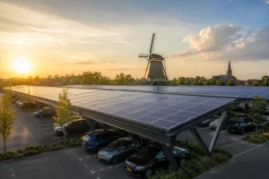 Subsidie van 1 miljoen euro voor zonnepanelen op Noord-Hollandse parkeerterreinen