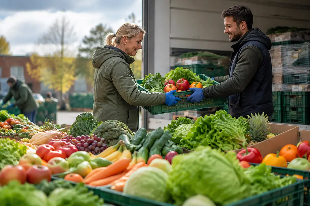 Recordhoeveelheid verse groente en fruit gedoneerd aan Voedselbanken Nederland
